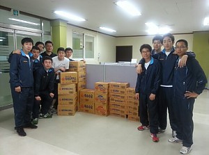(주)오뚜기에서 지원해주셨습니다 