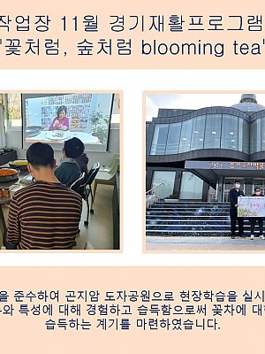 (향림작업장) 11월 경기재활프로그램 진행